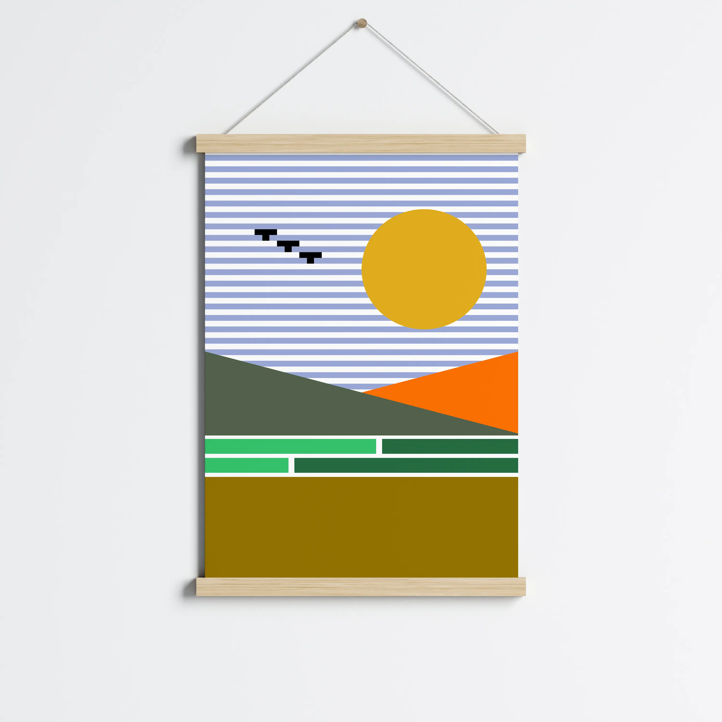 פוסטר לתליה | Retro Horizon