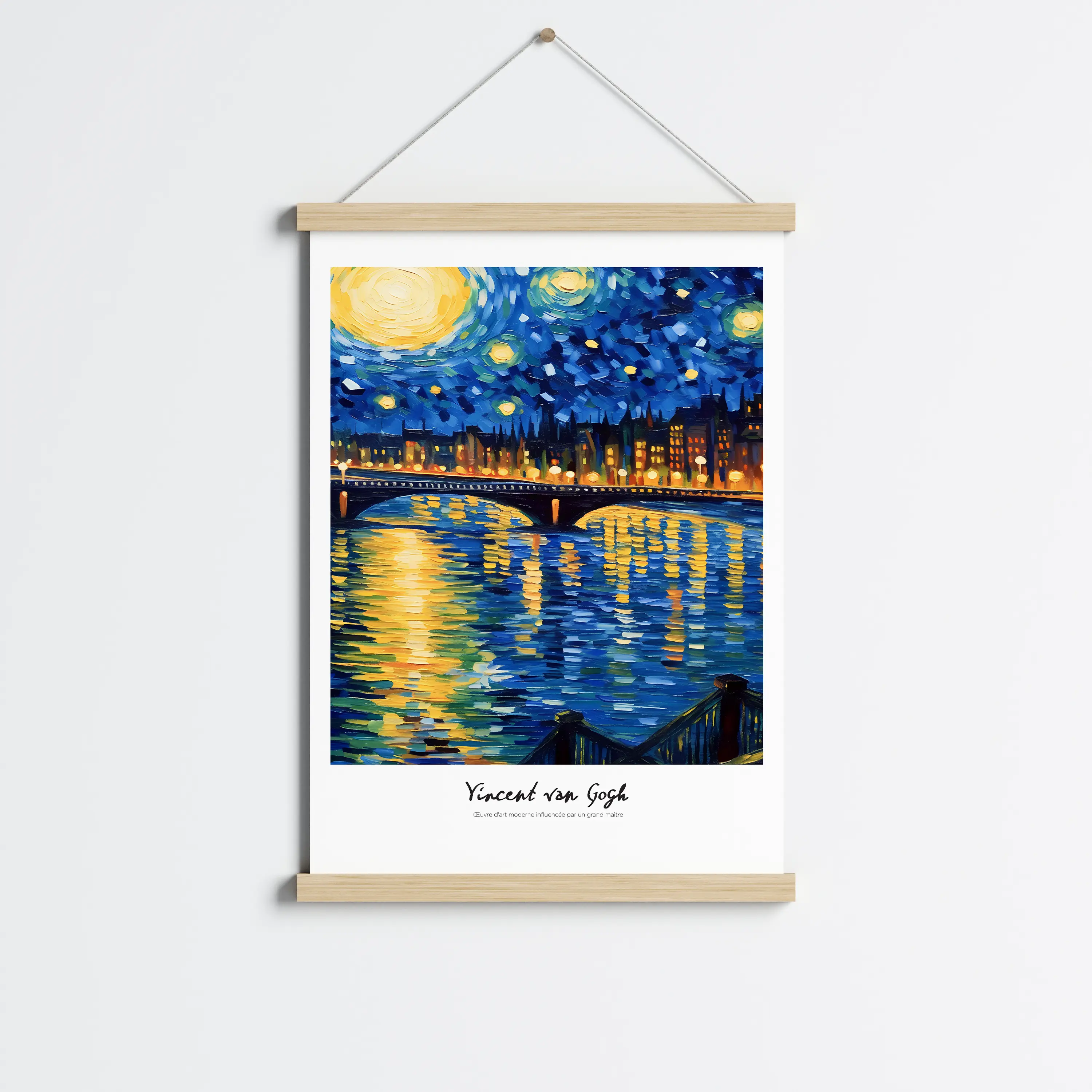 פוסטר לתליה | Van Gogh Starry Bridge
