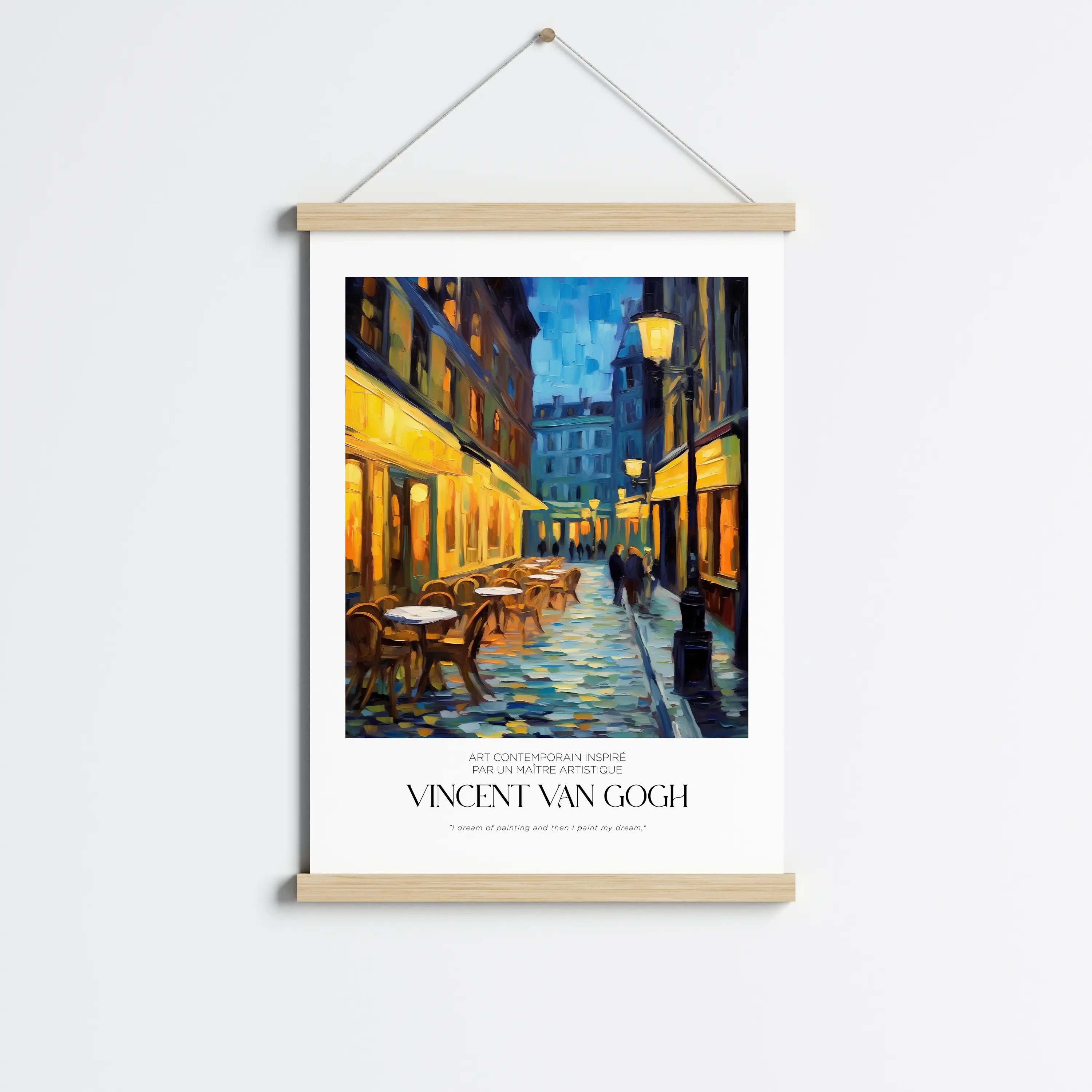 פוסטר לתליה | Evening Cafe