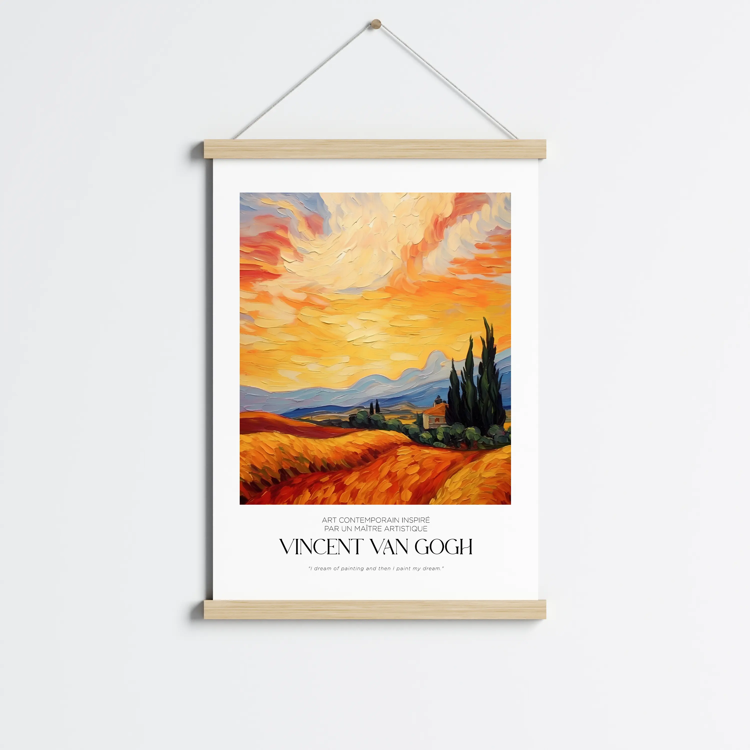 פוסטר לתליה | Orange Sunset