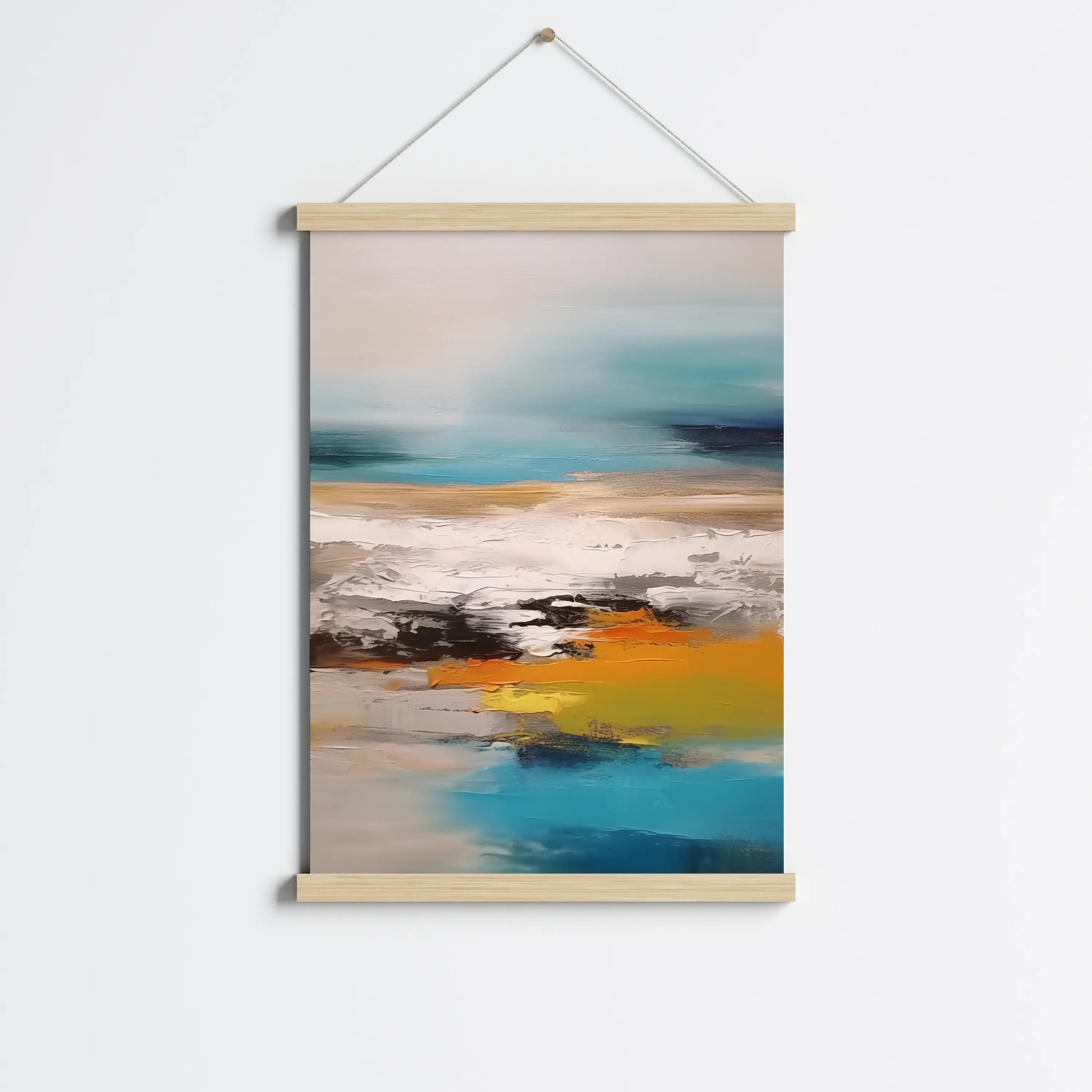 פוסטר לתליה | Abstract art waves