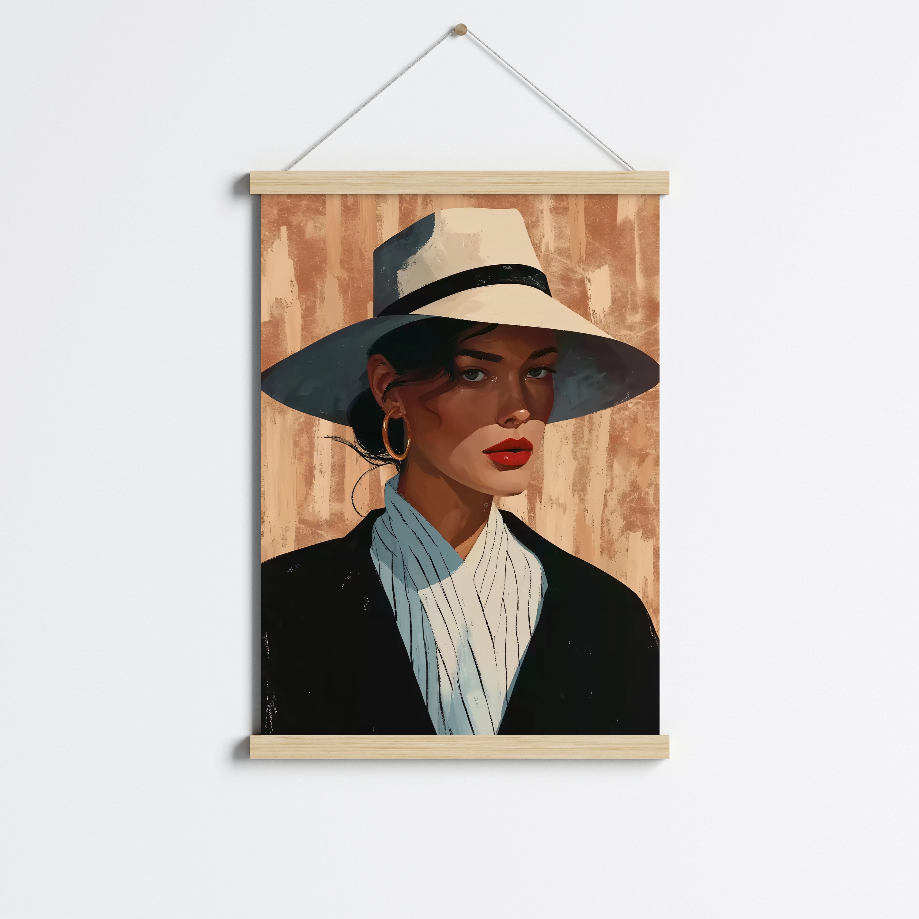 פוסטר לתליה | Abstract art women