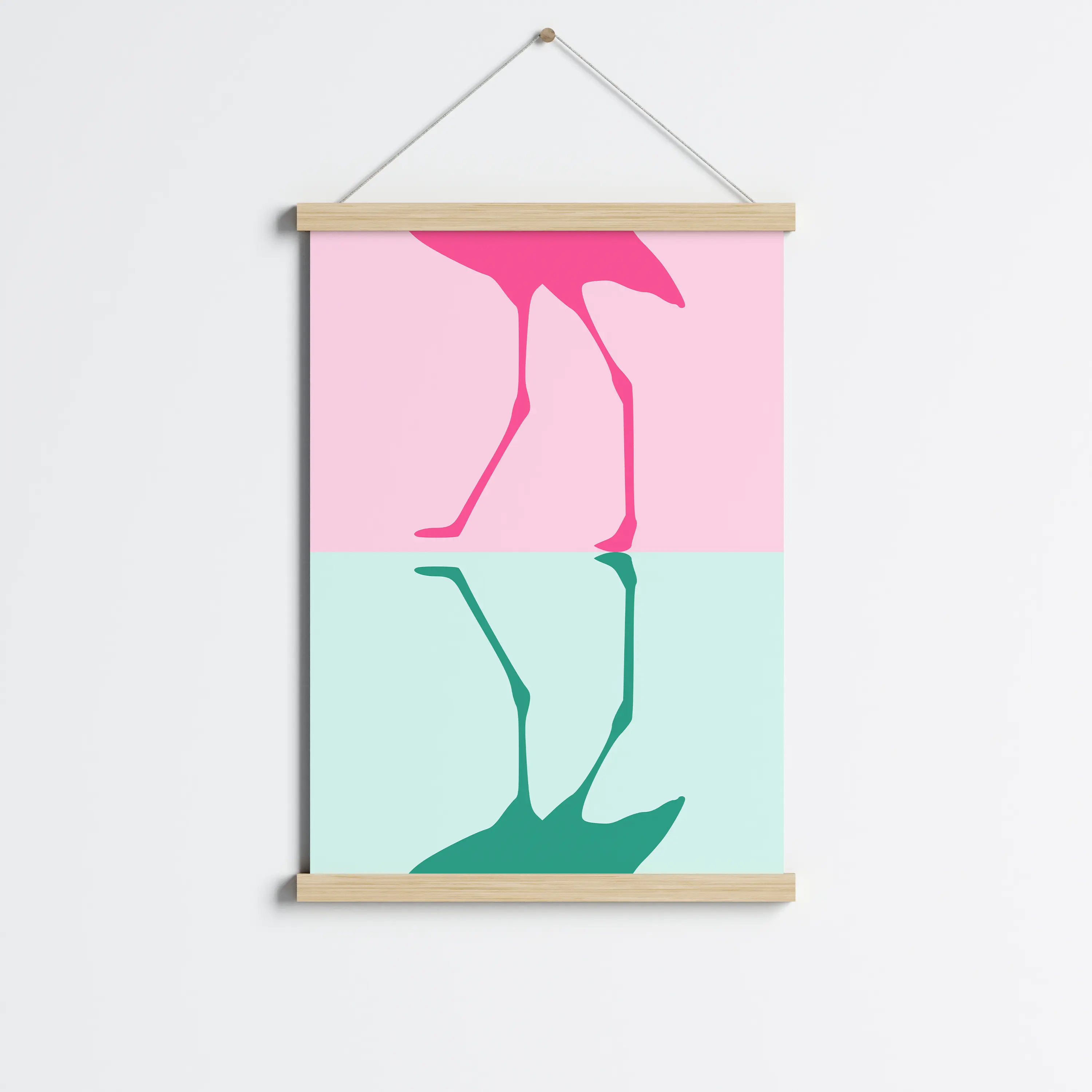 פוסטר לתליה | Flamingo