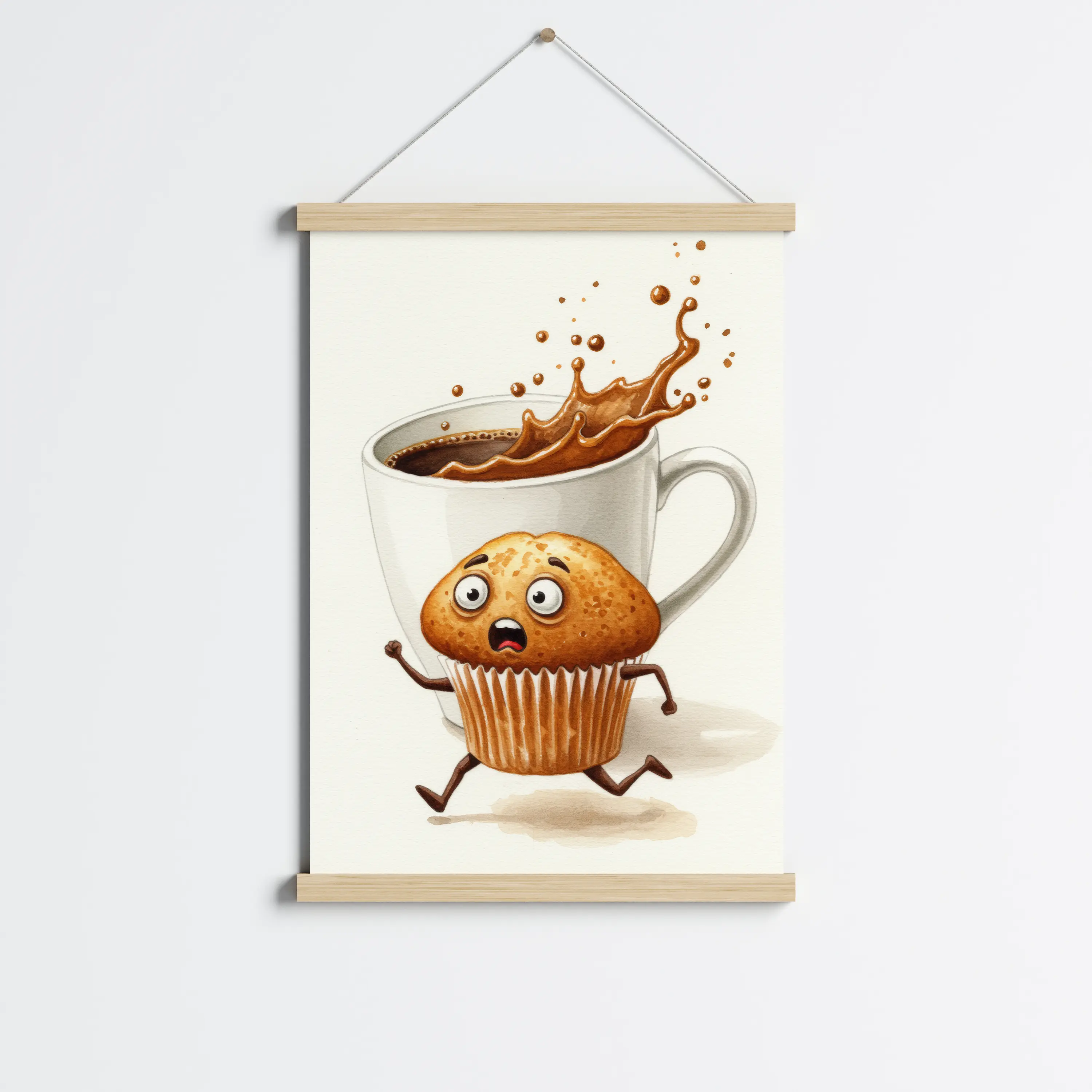 פוסטר לתליה | Running Muffin