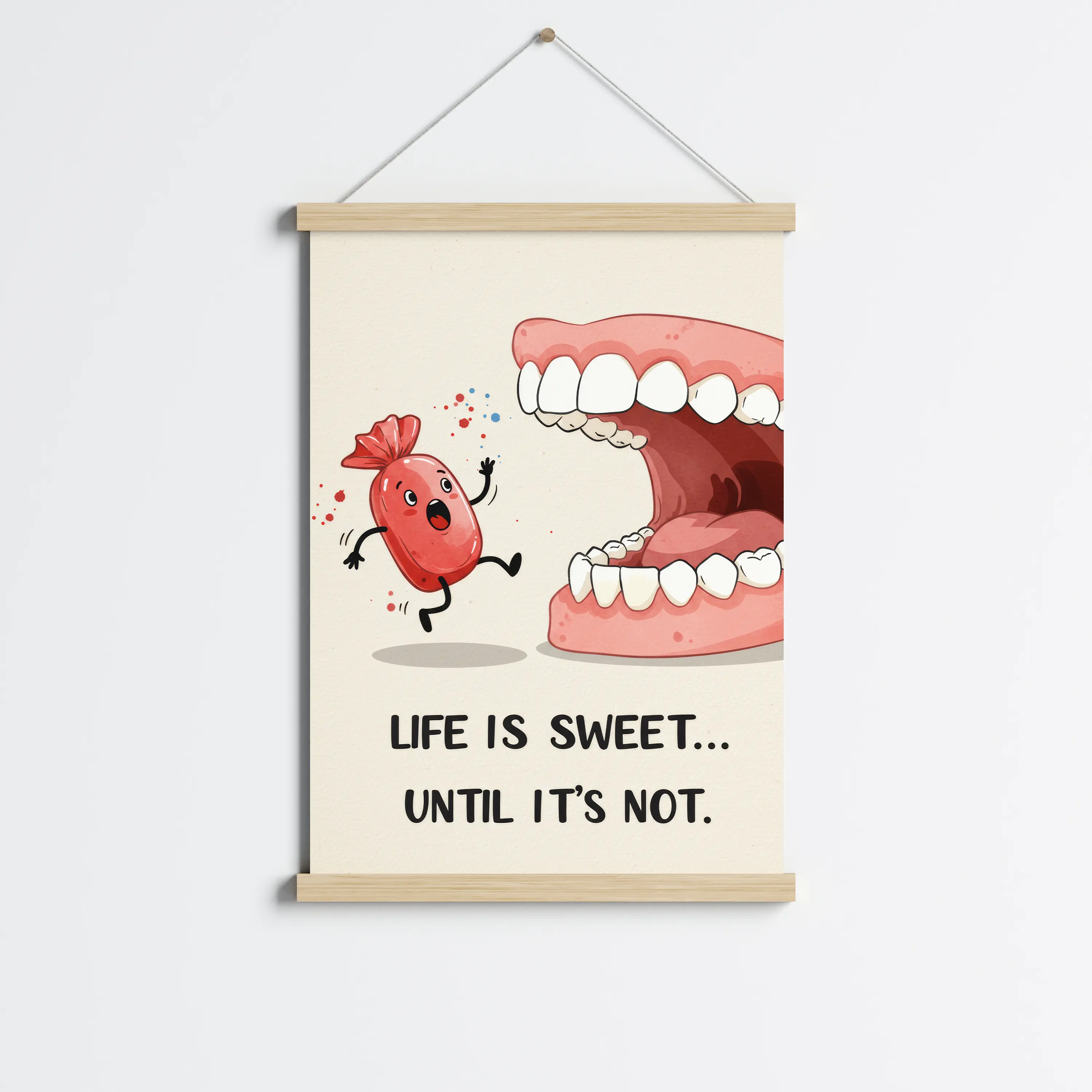 פוסטר לתליה | Life Is Sweet