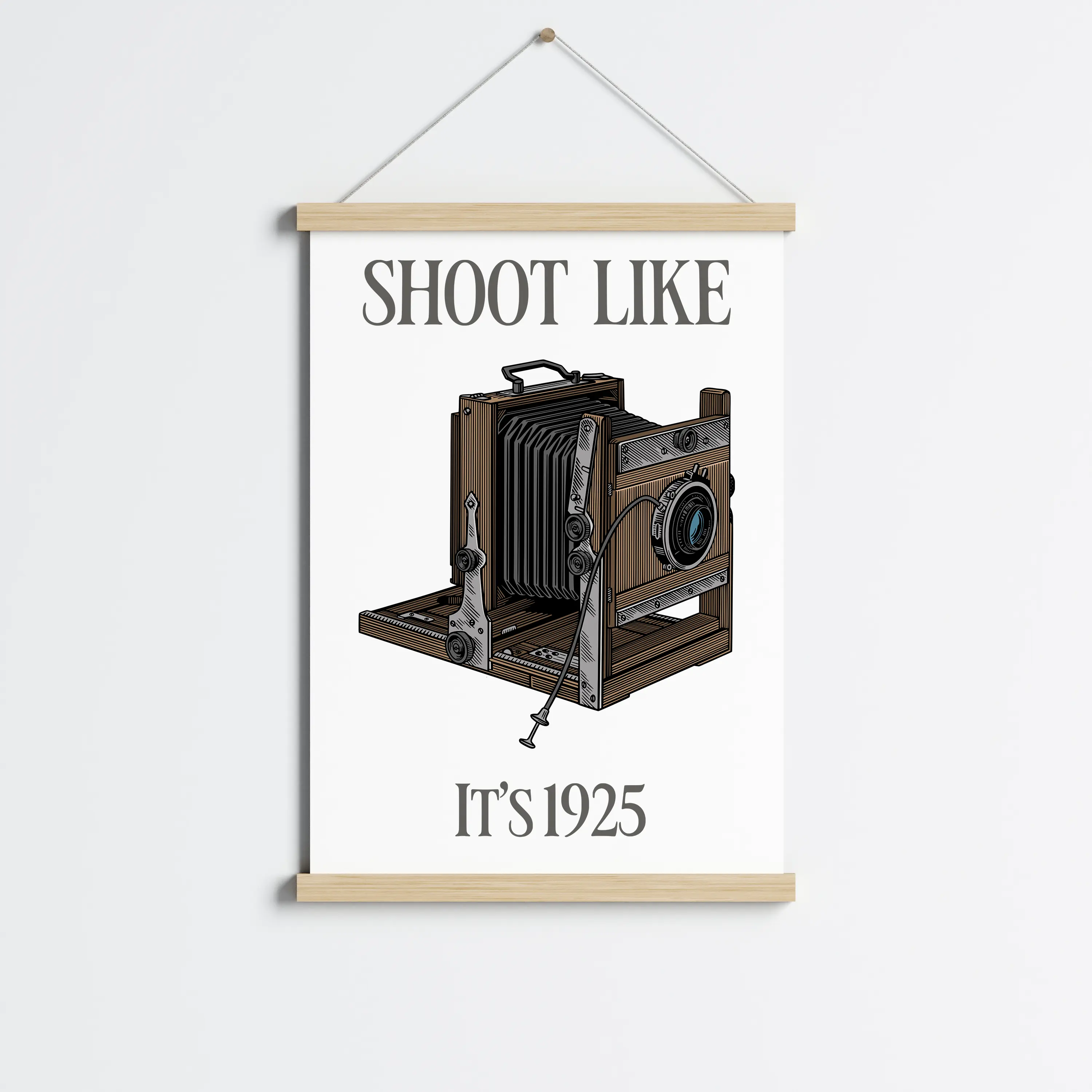 פוסטר לתליה | Vintage Camera