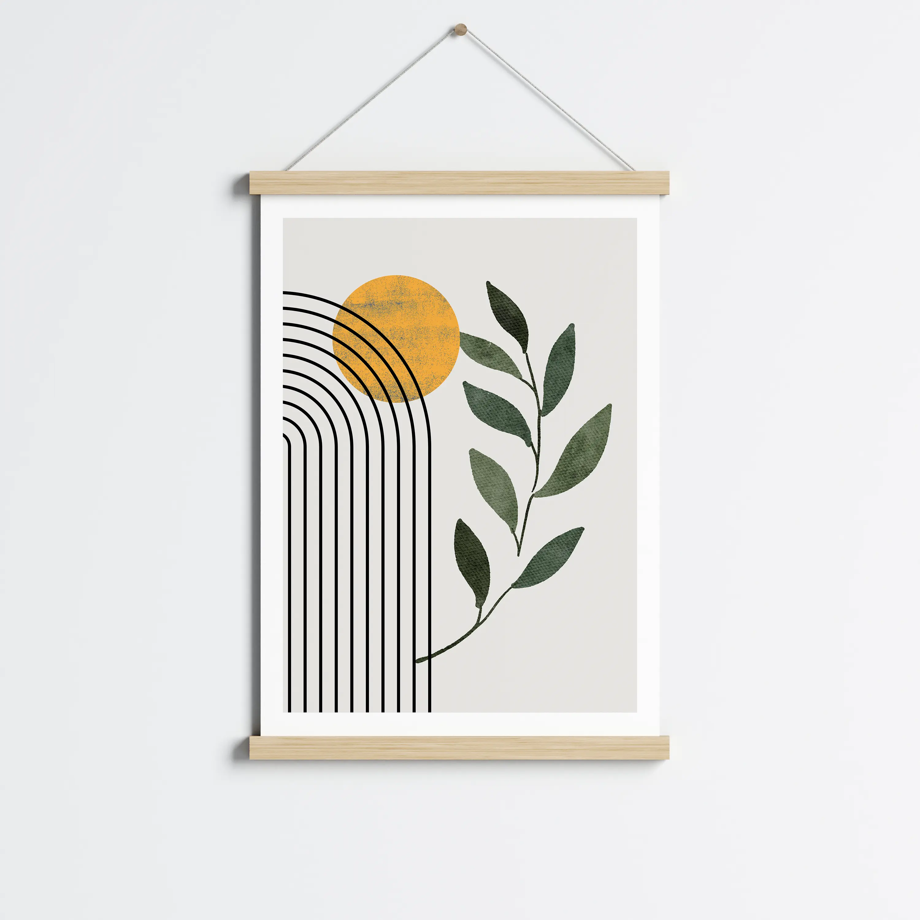 פוסטר לתליה | Botanical Sunrise