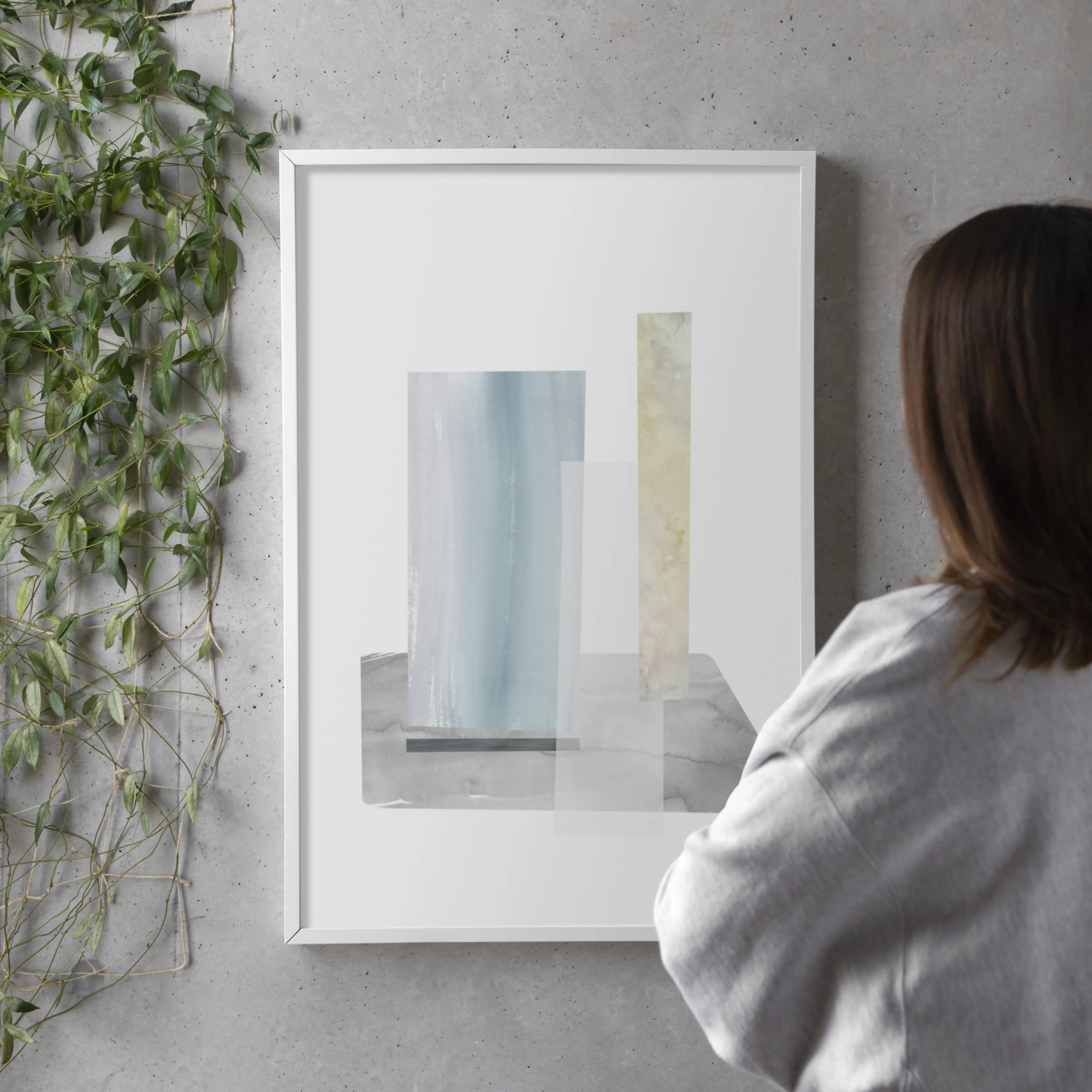 פוסטר לתליה | Structured Pastel