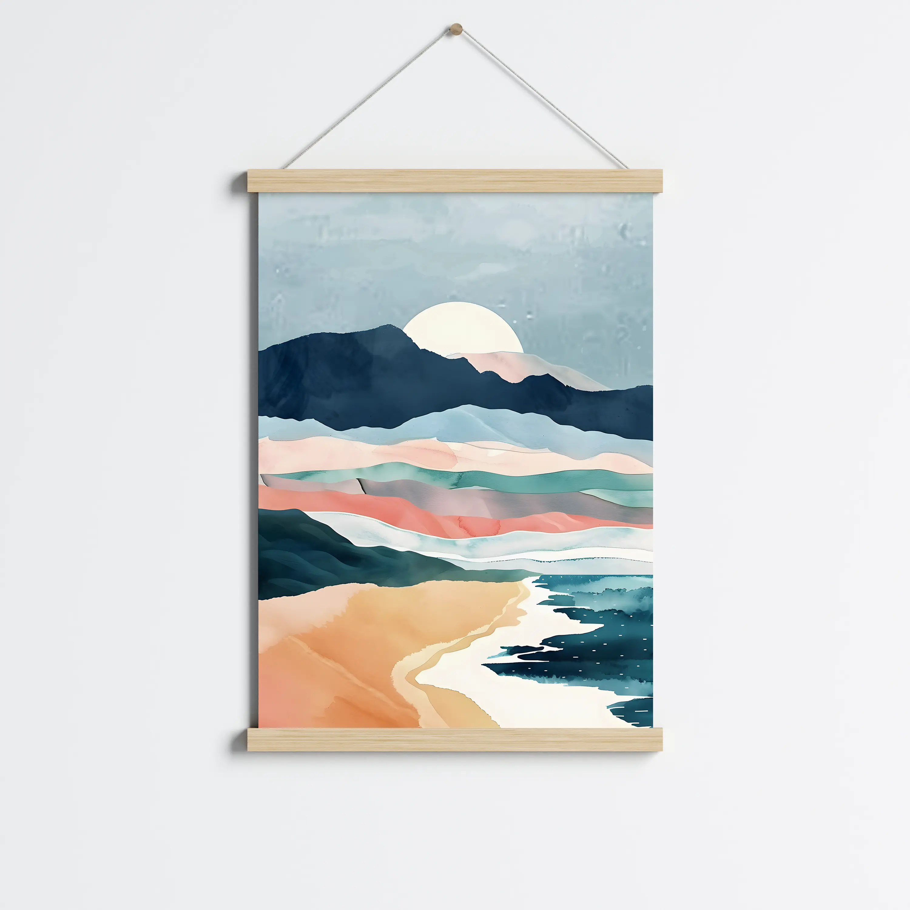 פוסטר לתליה | Serene Layers