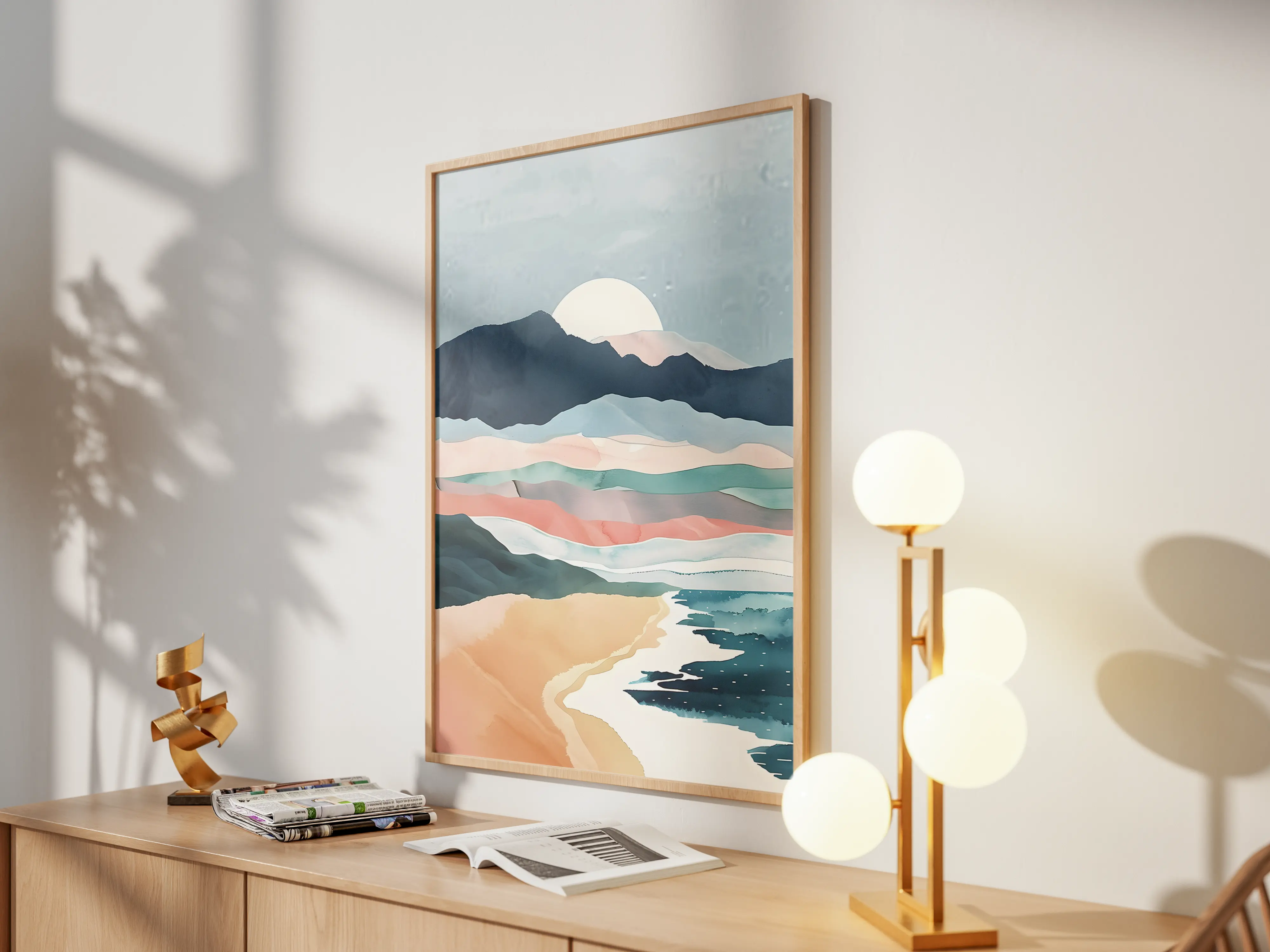 פוסטר לתליה | Serene Layers