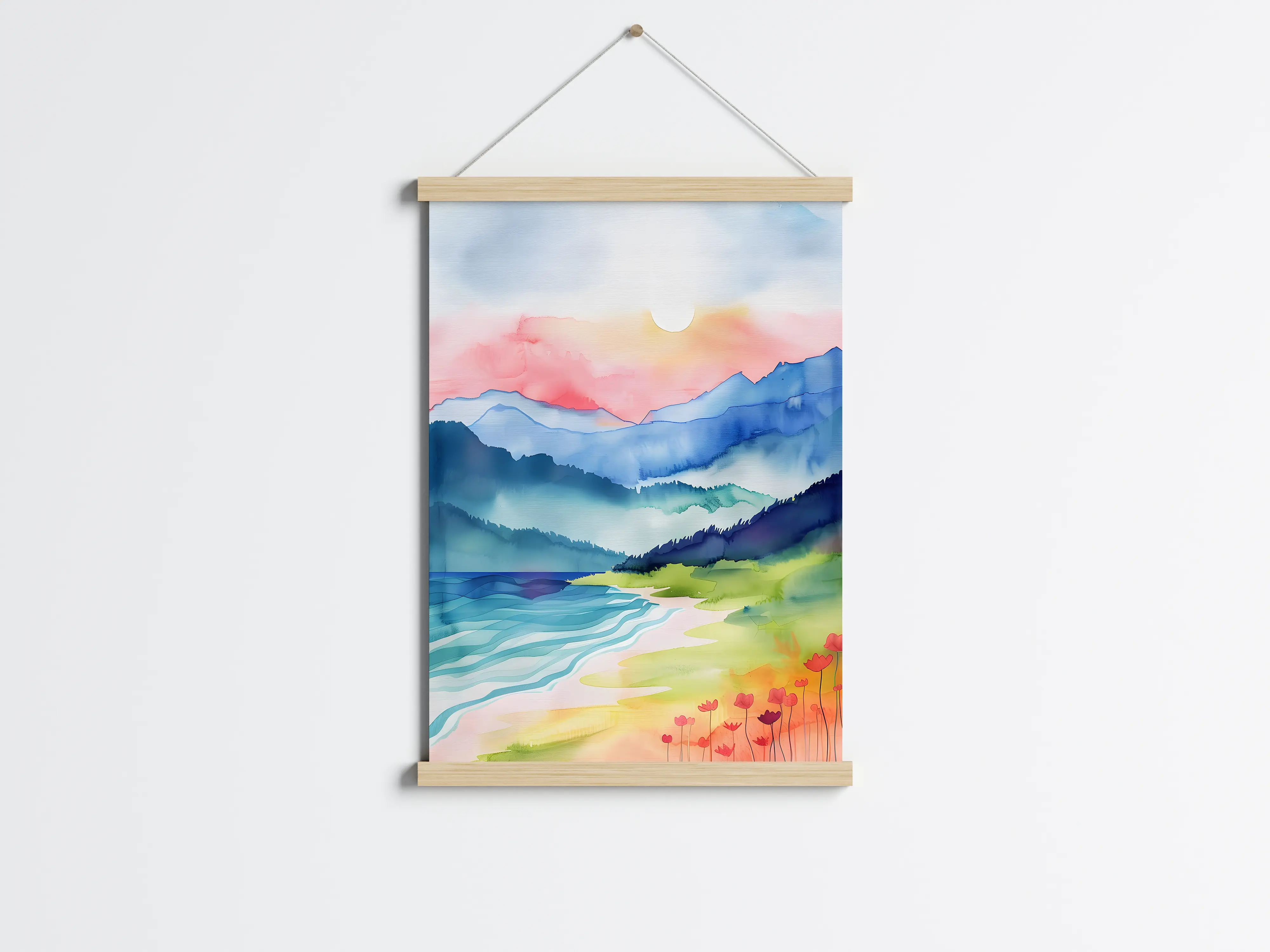 פוסטר לתליה | Pastel Valley