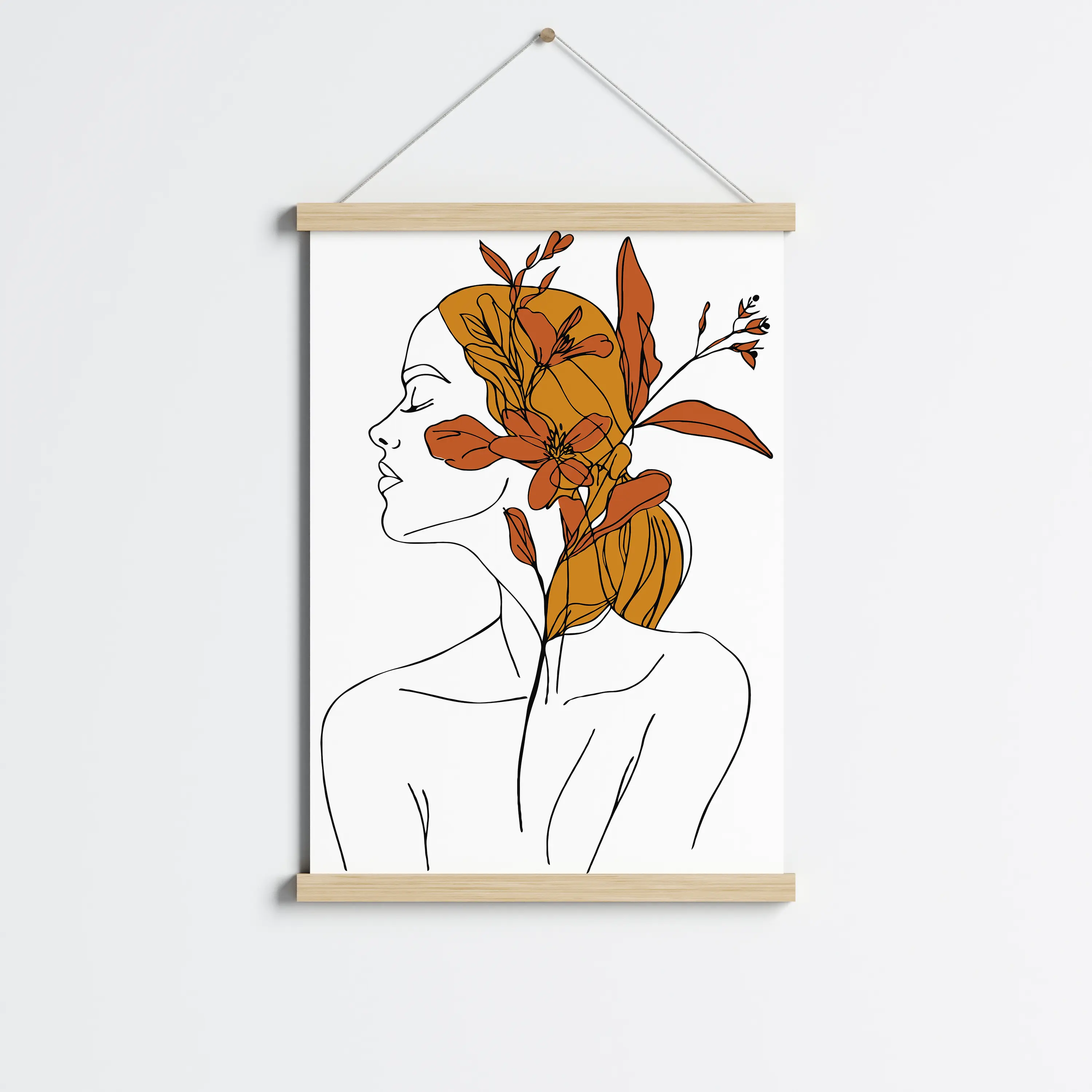 פוסטר לתליה | Golden Leaves