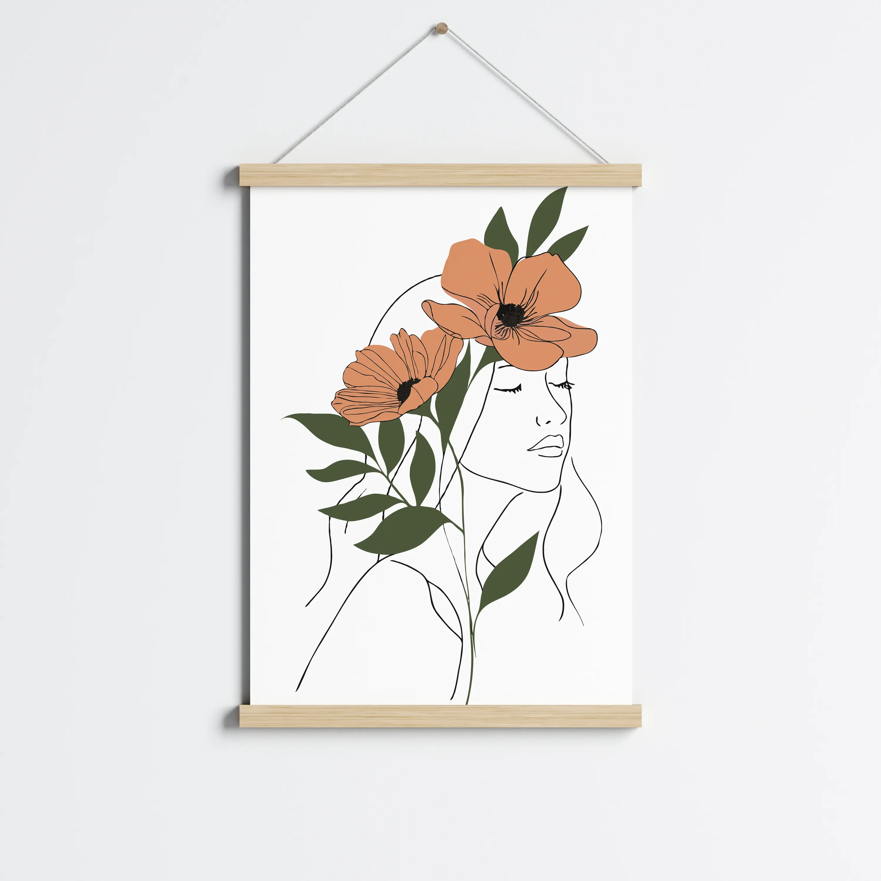 פוסטר לתליה | Dark Boho Beauty