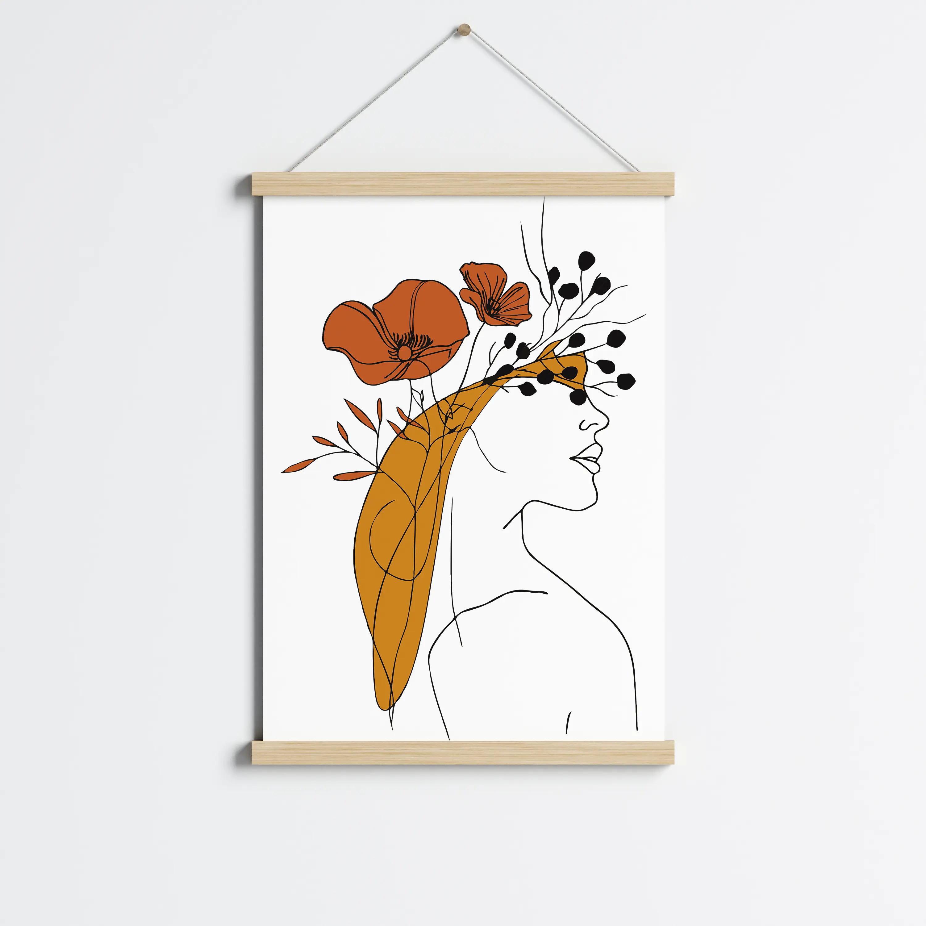 פוסטר לתליה | Poppy Noir