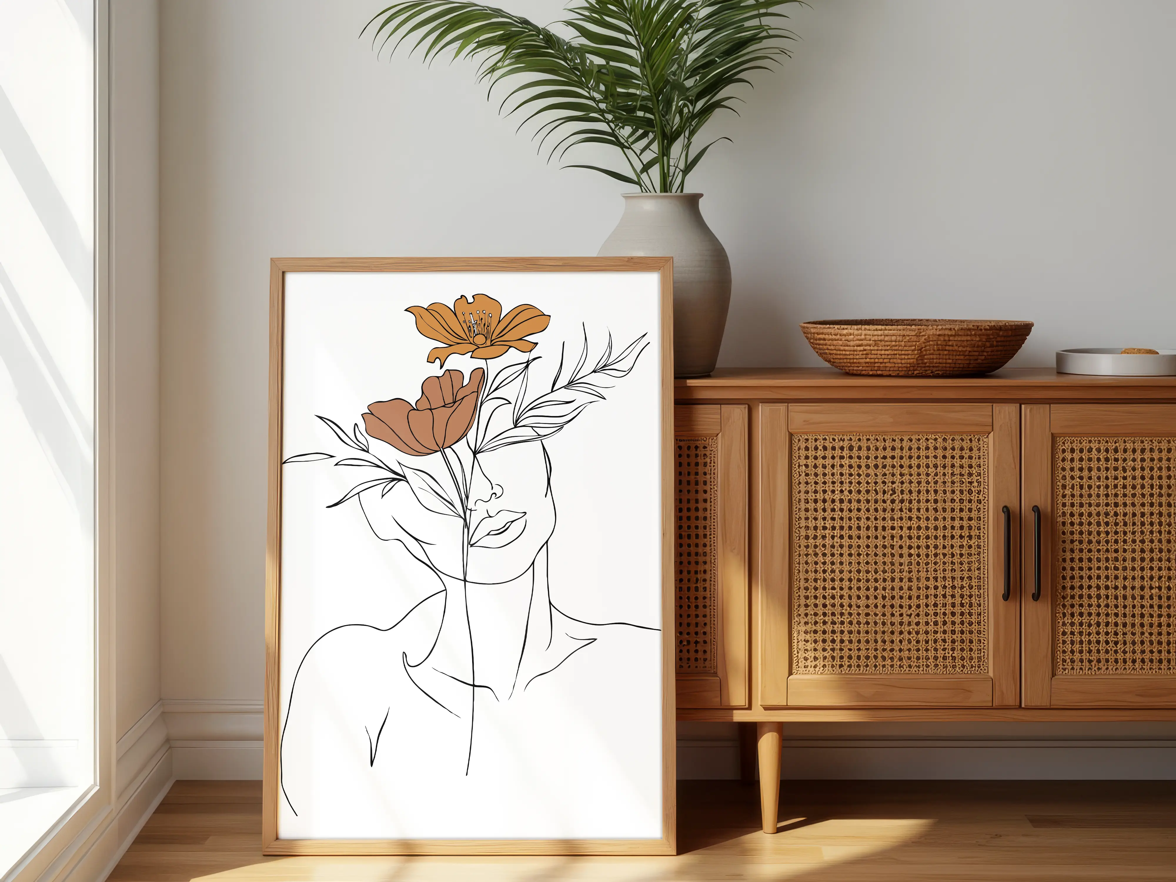 פוסטר לתליה | Floral Embrace