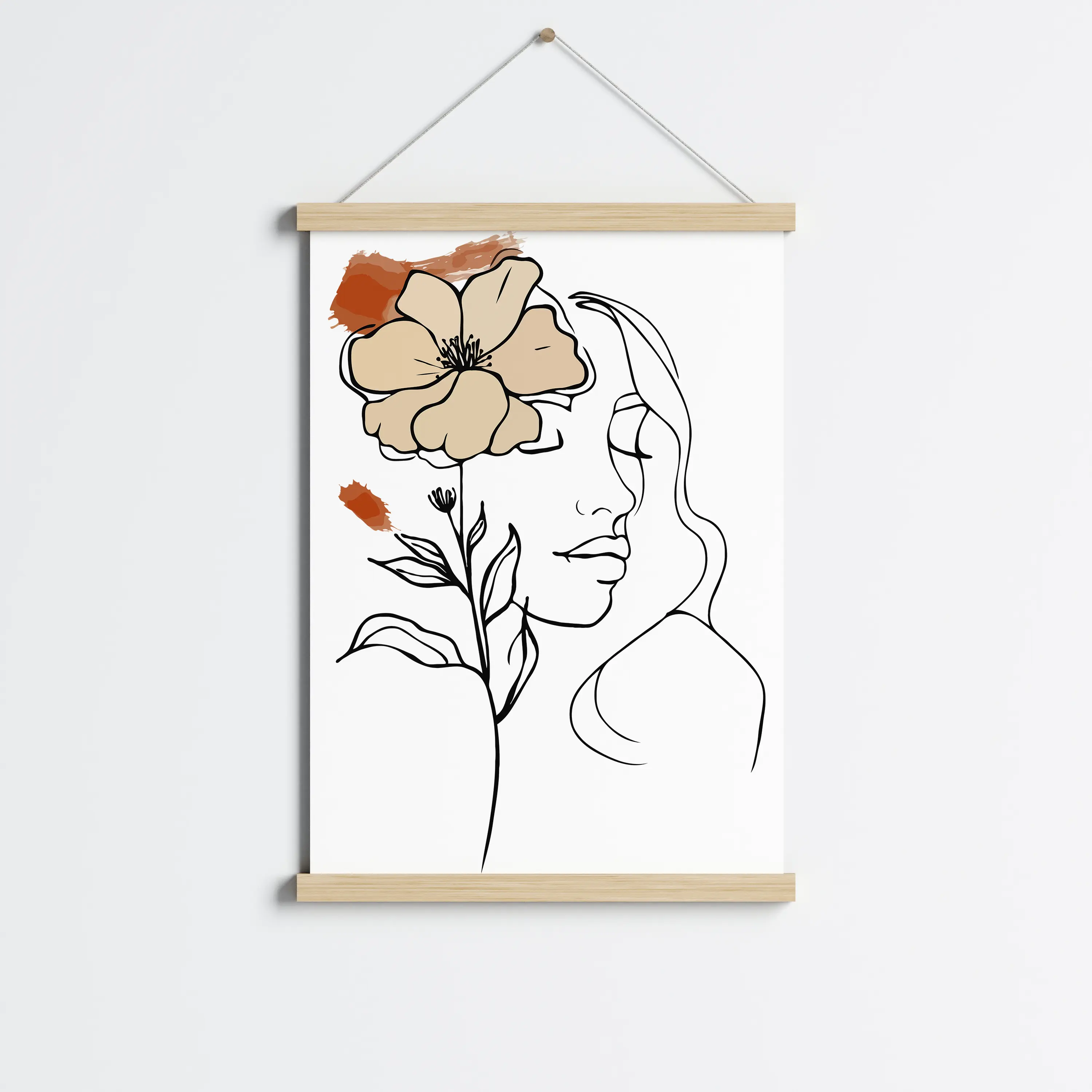 פוסטר לתליה | Gentle Gaze