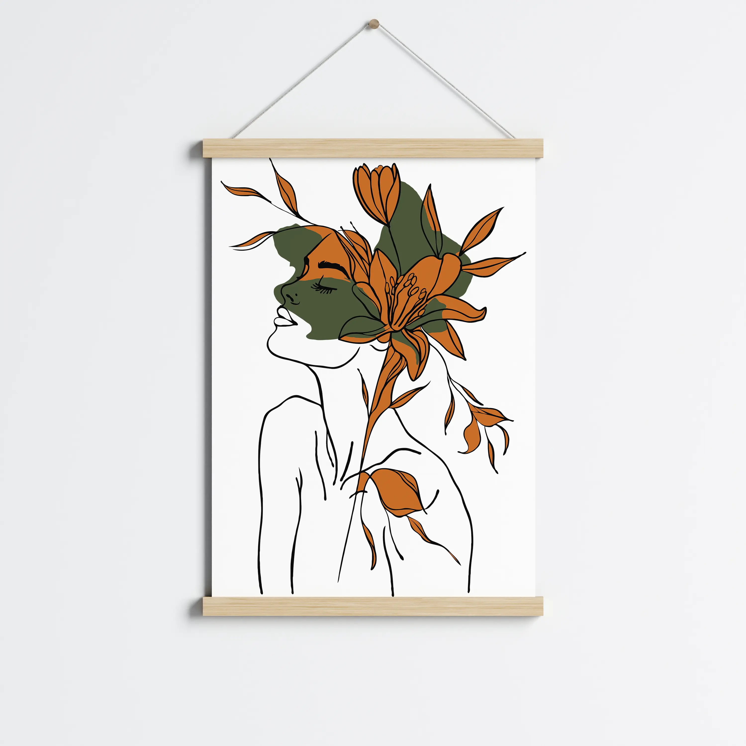 פוסטר לתליה | Floral Mind