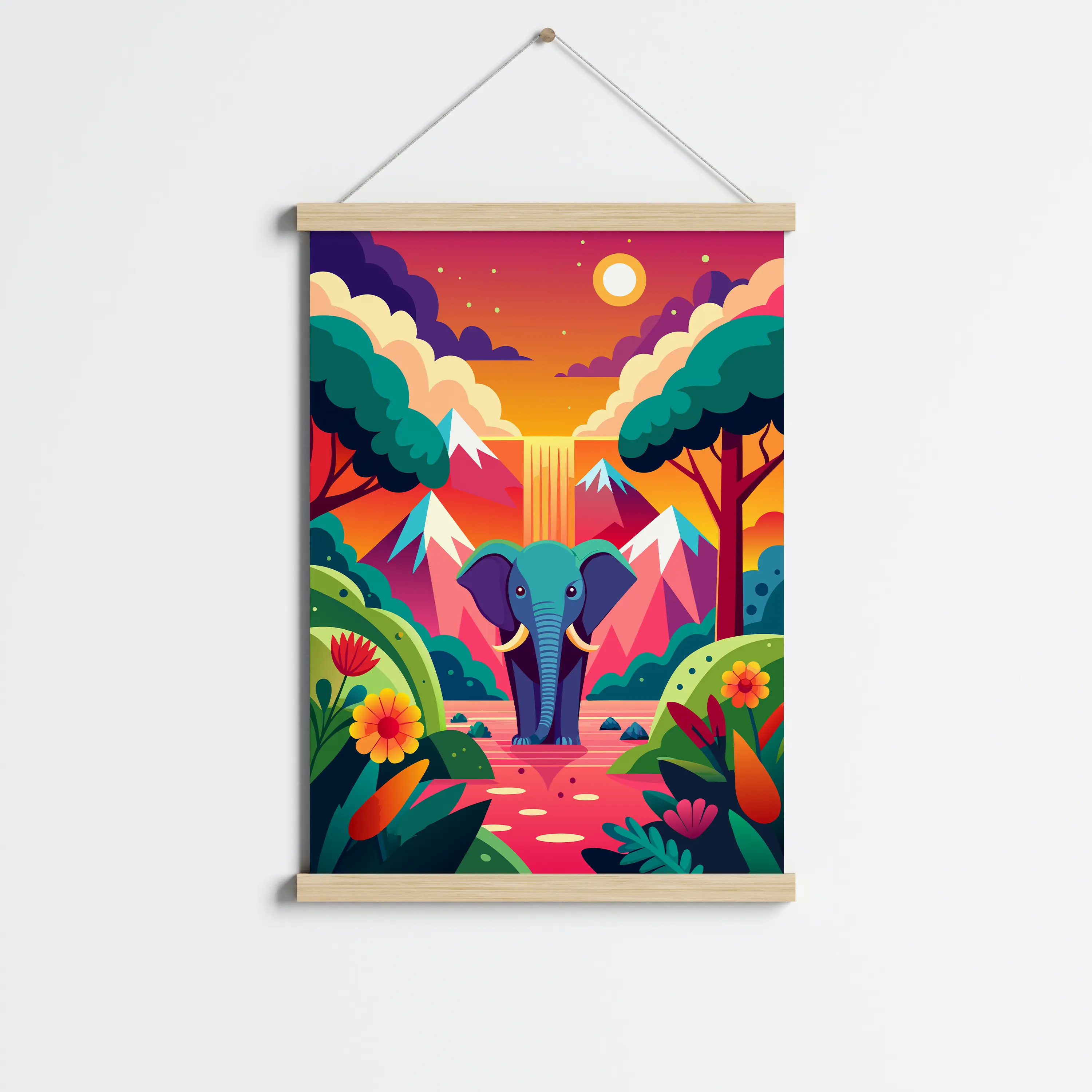 פוסטר לתליה | Jungle Vivid