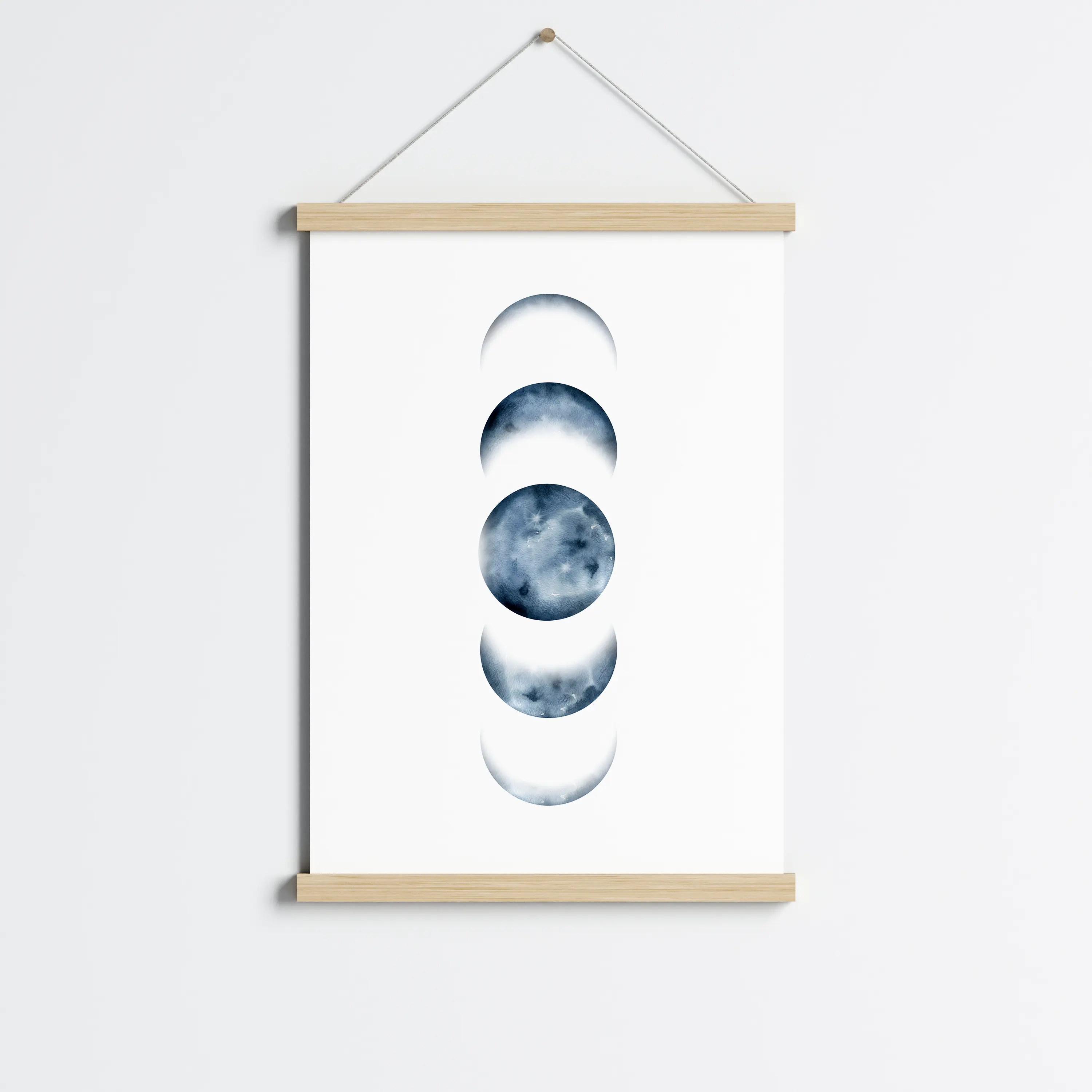 פוסטר לתליה | Blue Moon Phases
