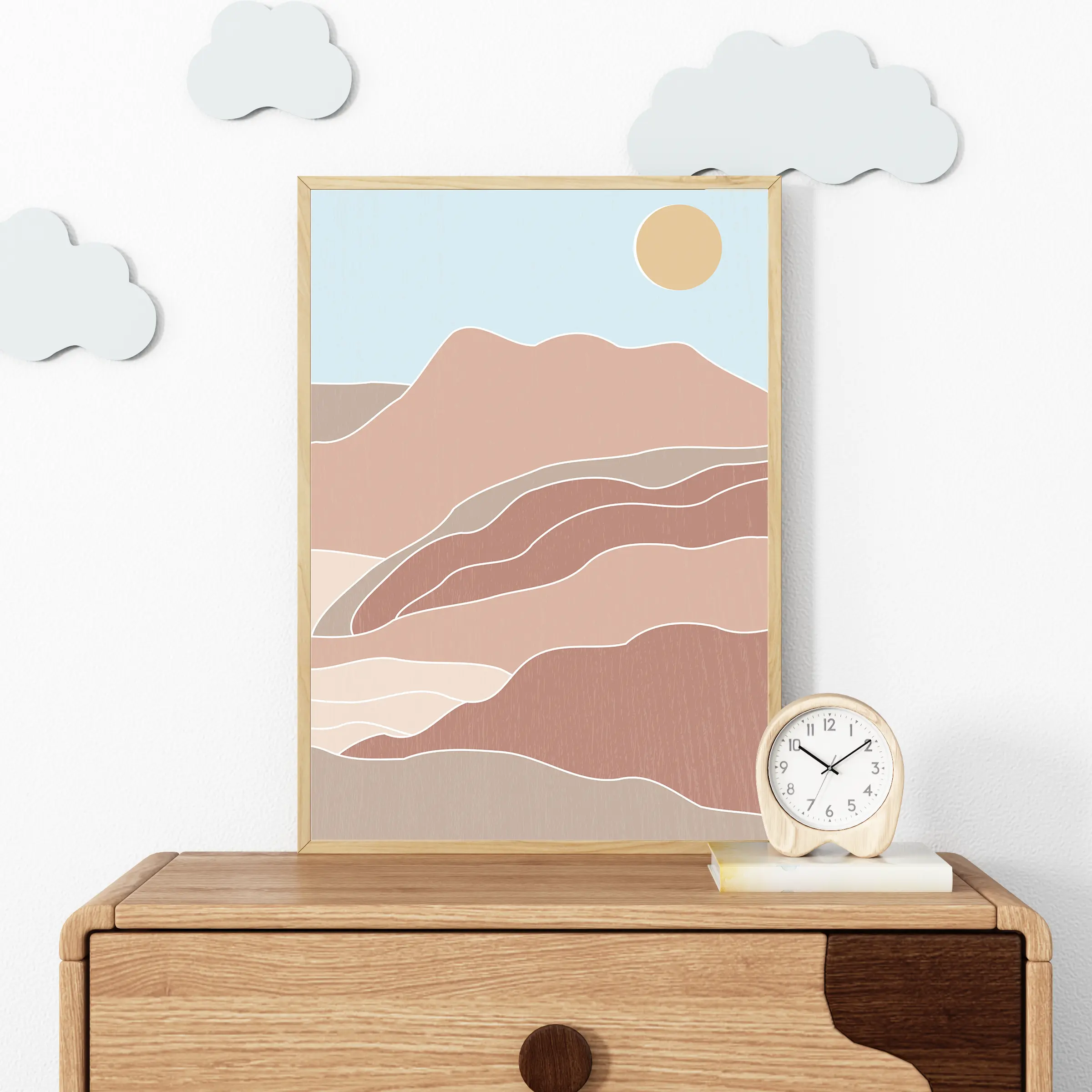 פוסטר לתליה | Pastel Peaks