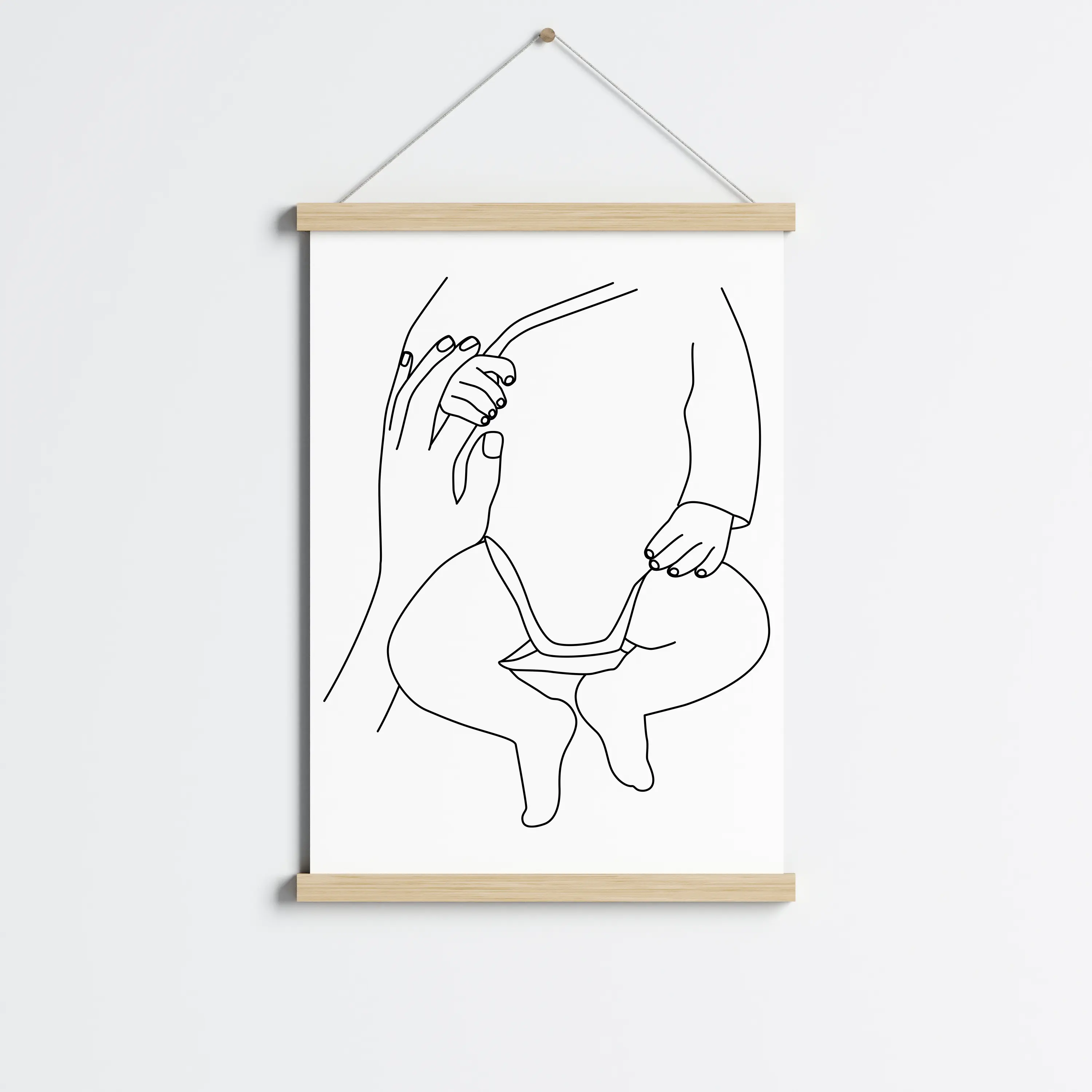 פוסטר לתליה | Newborn Pure Lines