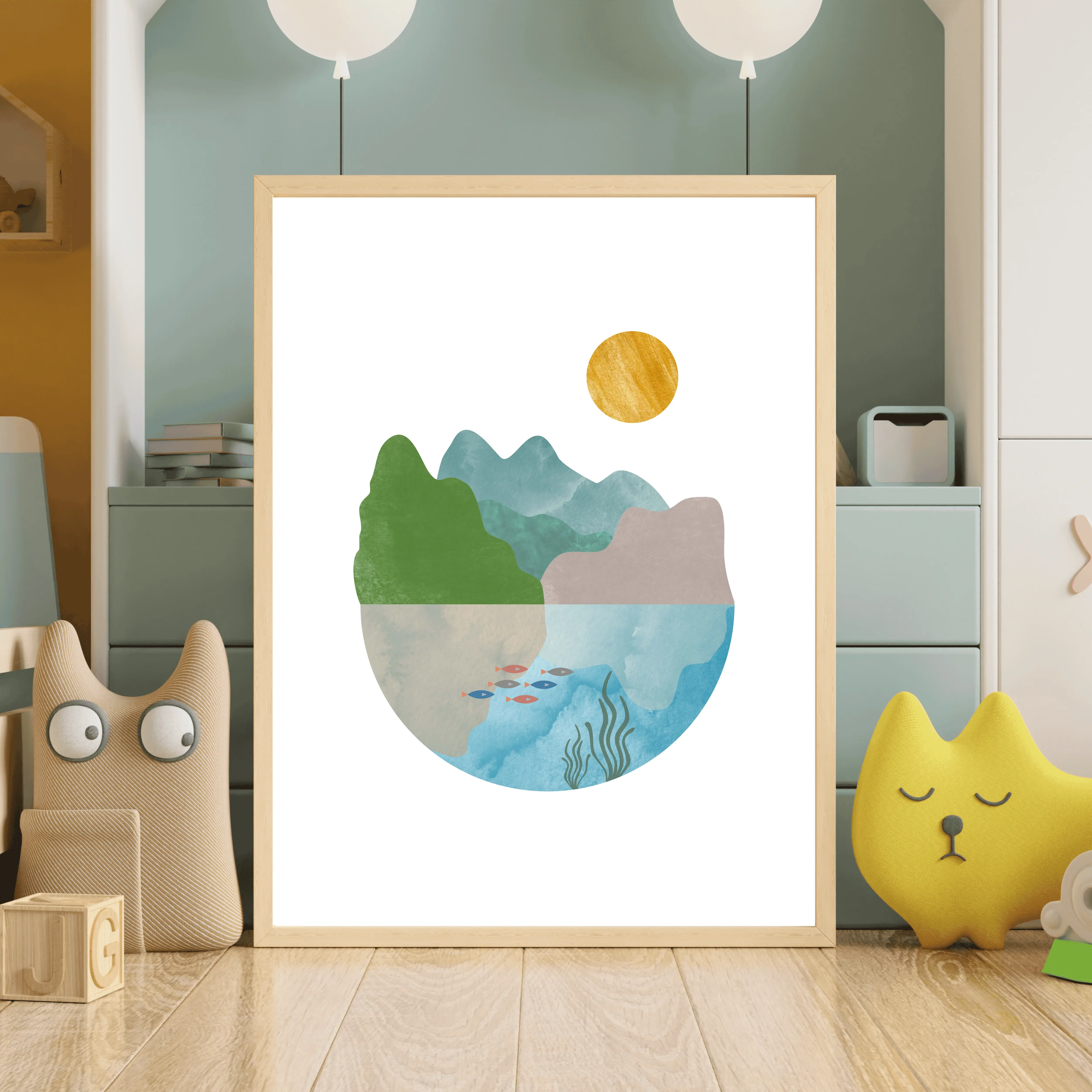 פוסטר לתליה | Magical Lake