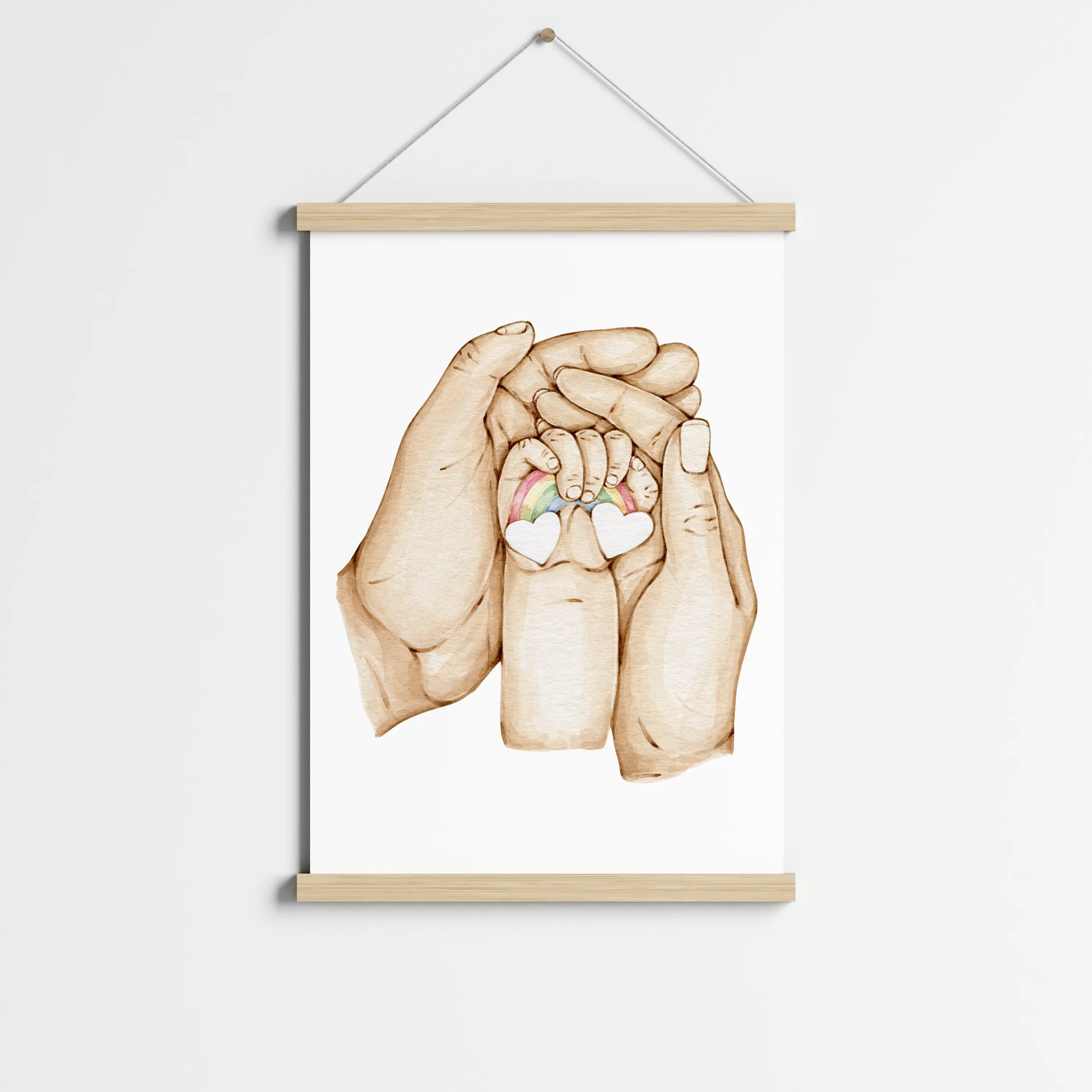 פוסטר לתליה | Rainbow Baby Hope