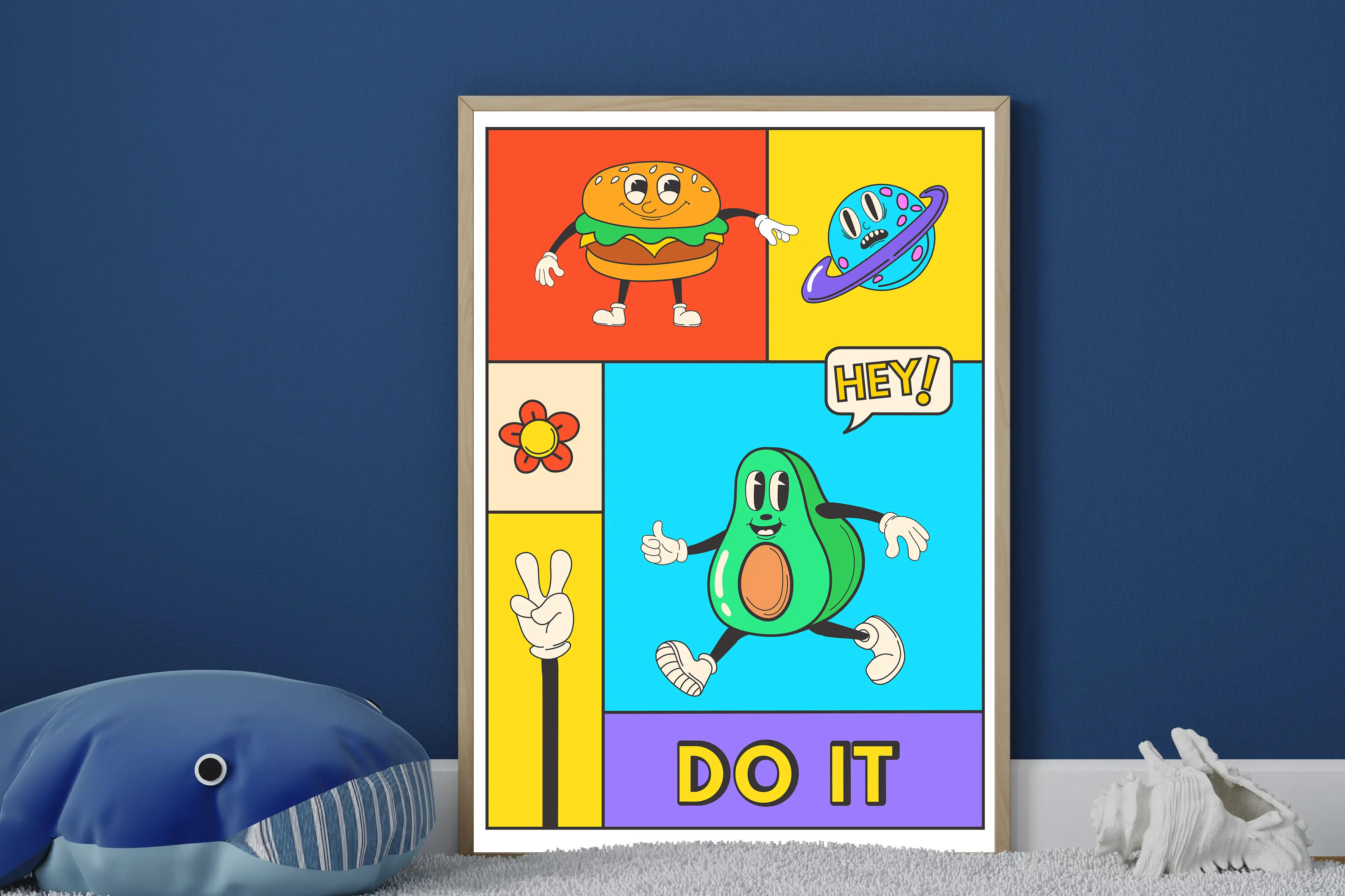 פוסטר לתליה | Retro Comic Vibes