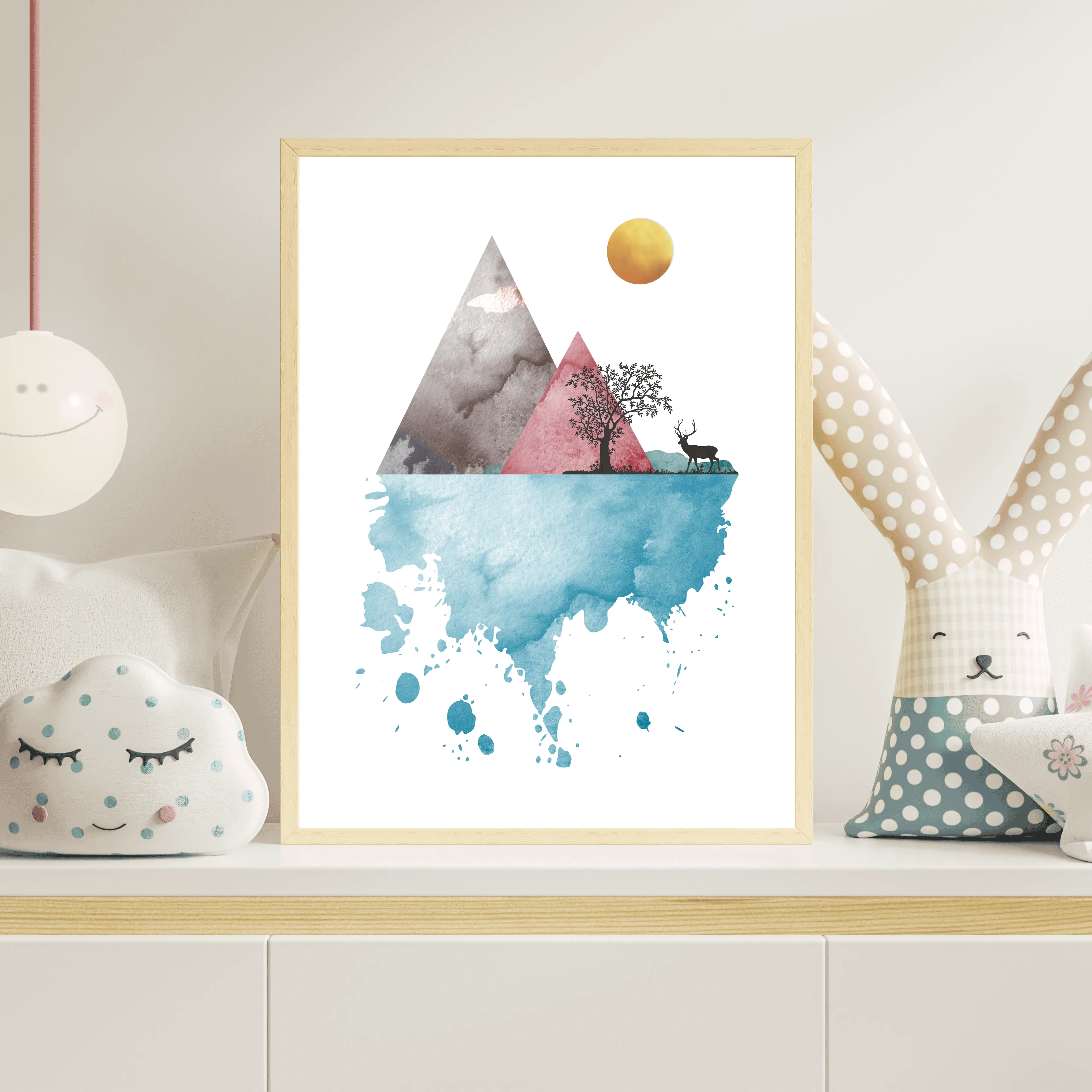 פוסטר לתליה |Geometric Forest