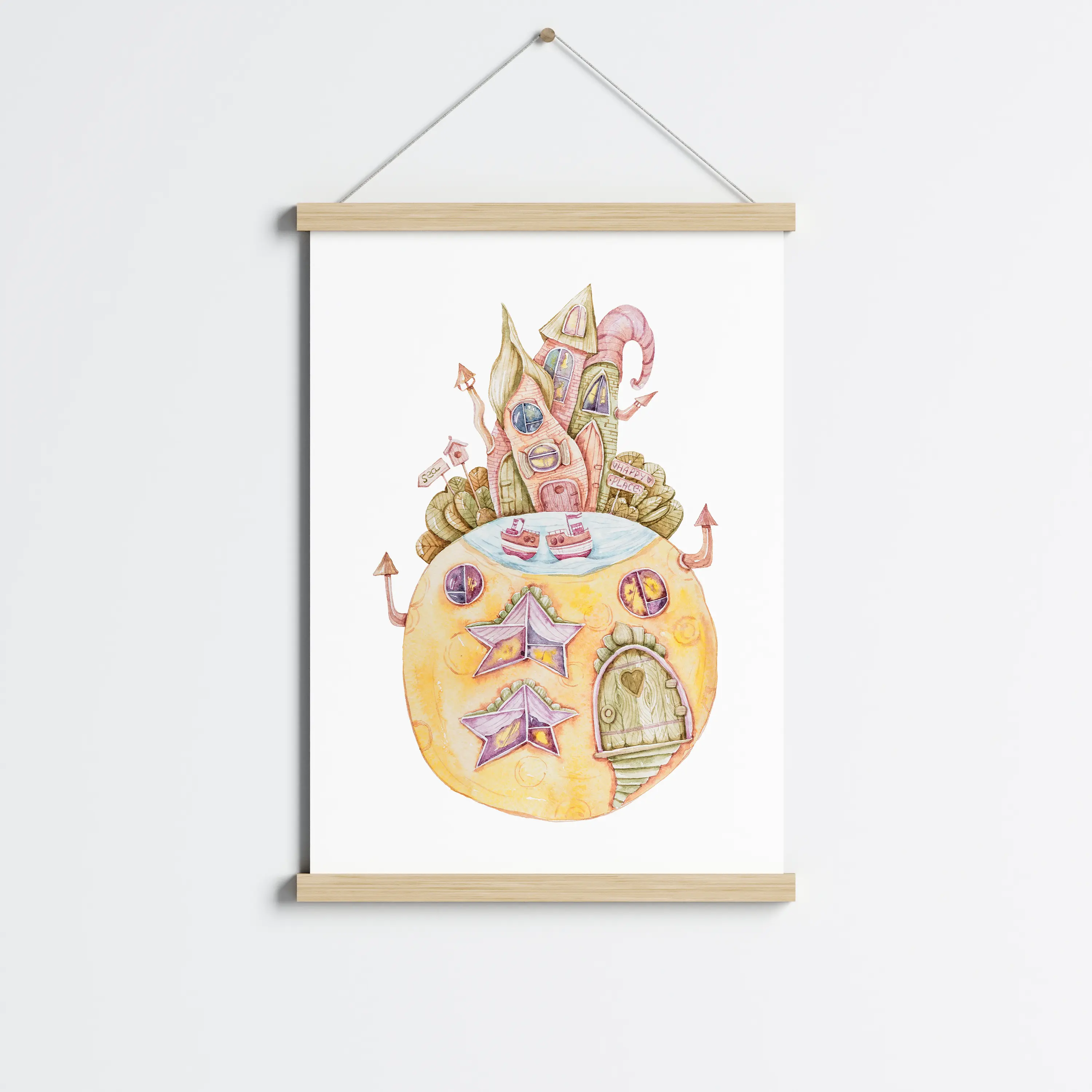 פוסטר לתליה | Planet Moon