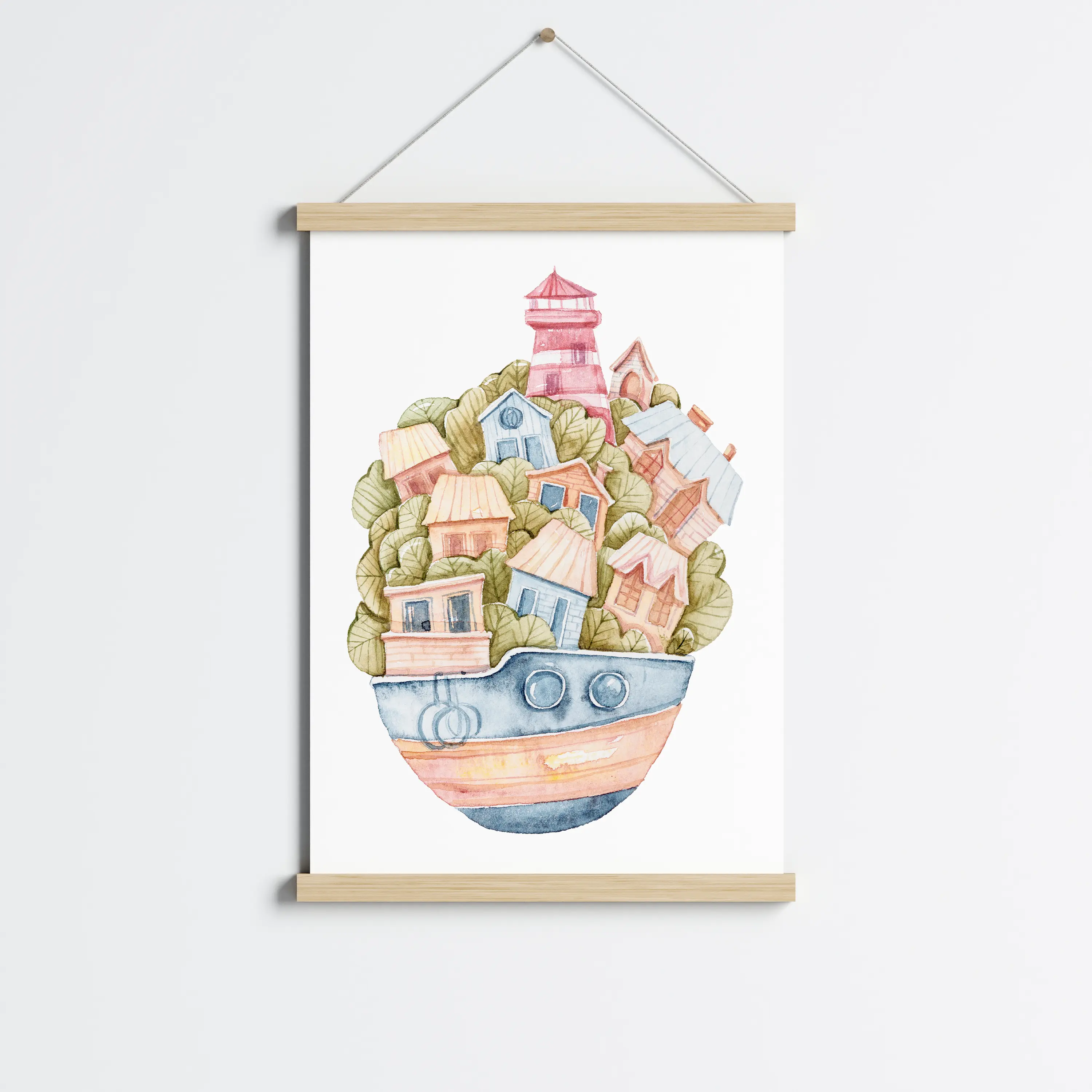 פוסטר לתליה | The Floating City