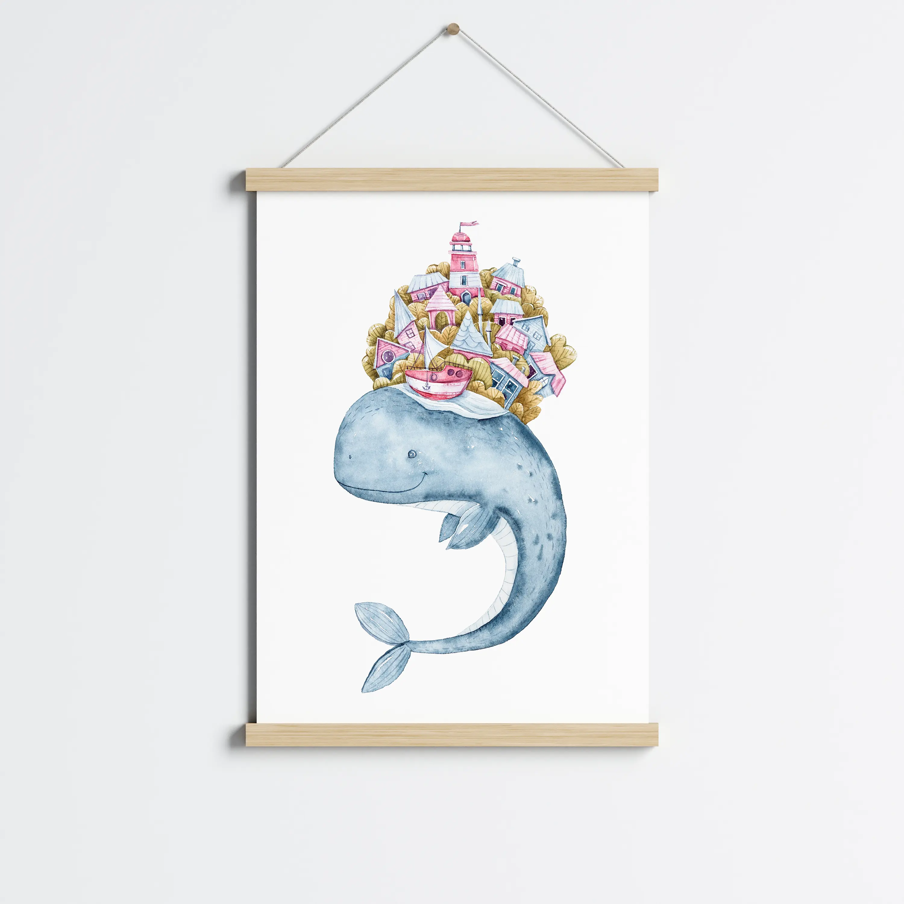 פוסטר לתליה | Gentle Giant Village