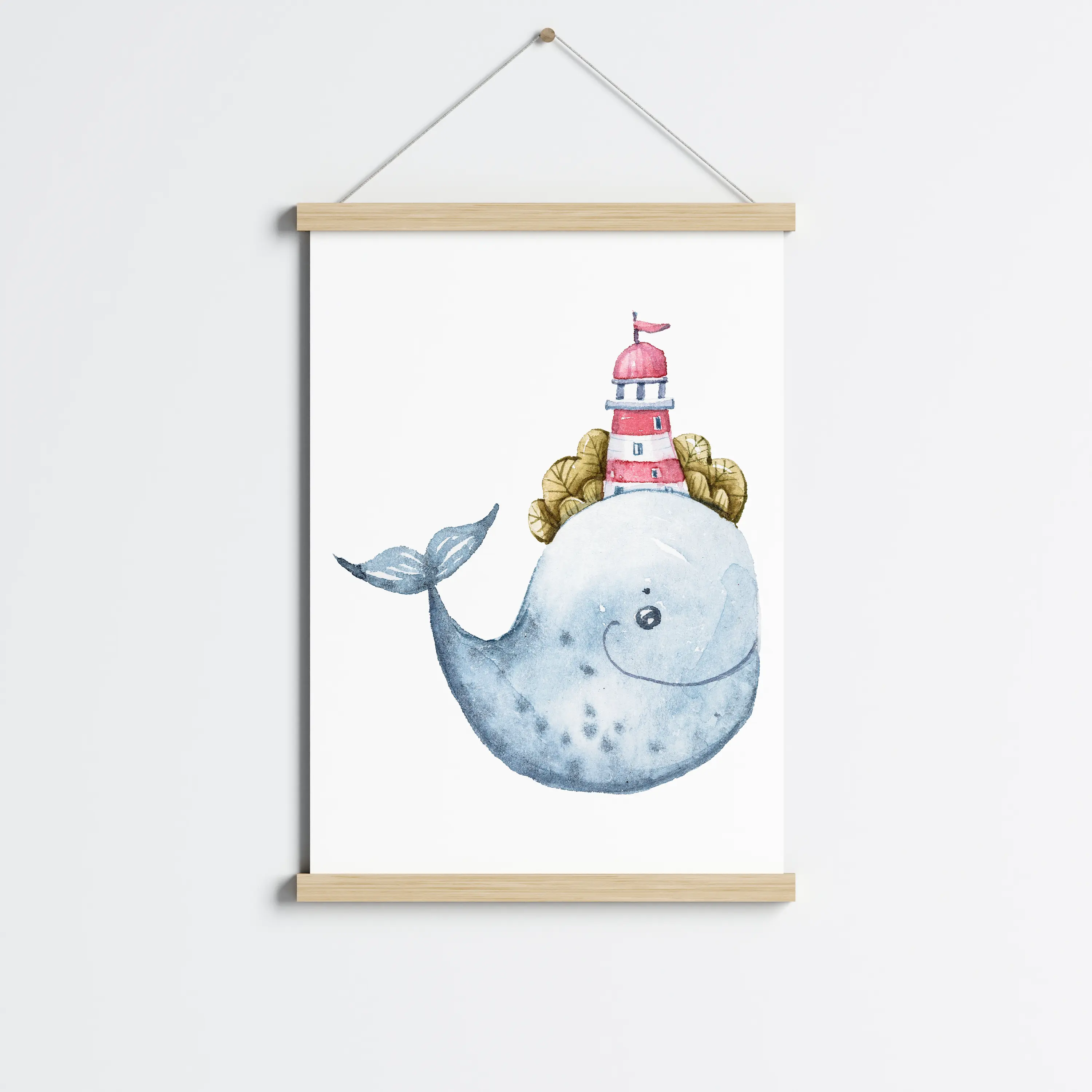 פוסטר לתליה | Whale Lighthouse