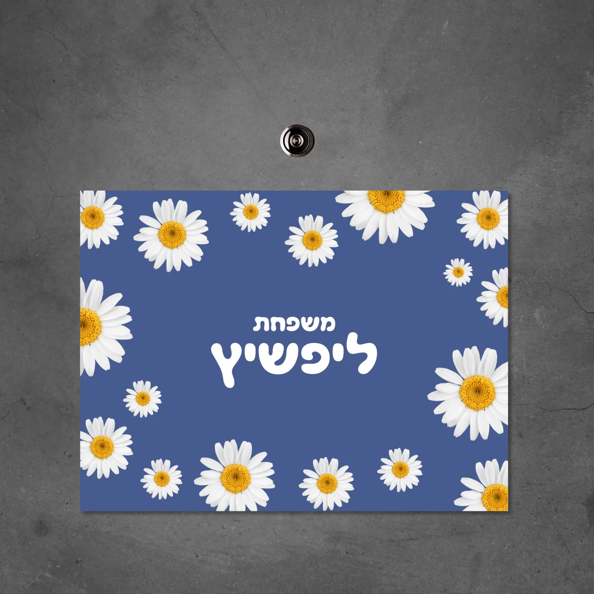 שלט מגנטי מעוצב לדלת